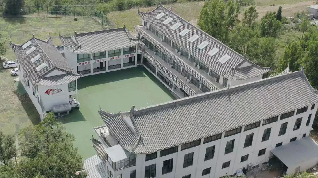 学校鸟瞰图